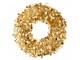 Zlatý lesklý vánoční věnec Sparkling L – 60*60*6 cm J-Line by Jolipa
