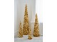 Veliký zlatý lesklý vánoční strom Sparkling XL – 40*40*180 cm J-Line by Jolipa