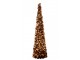 Veliký bronzový lesklý vánoční strom Sparkling L – 24*24*132 cm J-Line by Jolipa