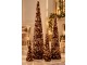 Bronzový lesklý vánoční stromek Sparkling – 14*14*60 cm J-Line by Jolipa