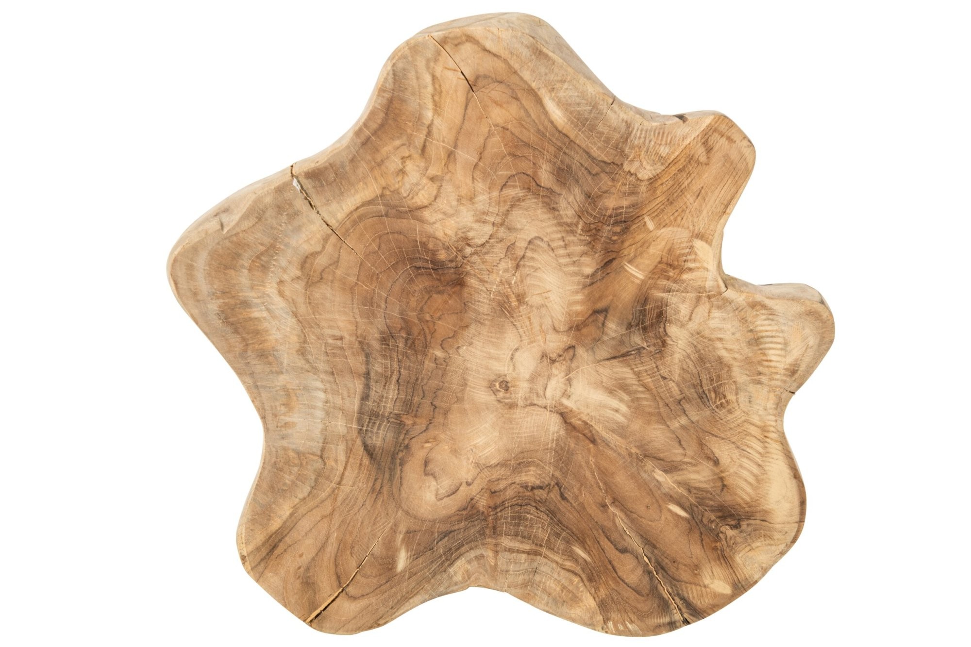Dekorativní nepravidelný podnos Emma z teakového dřeva přírodní – 39*34*5,5 cm J-Line by Jolipa Dekorativní nepravidelný podnos Emma z teakového dřeva přírodní – 39*34*5,5 cm J-Line by Jolipa
