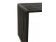 Sada 2 konferenčních stolků Cubic z teaku černá – 50*45*50 / 40*40*35 cm J-Line by Jolipa