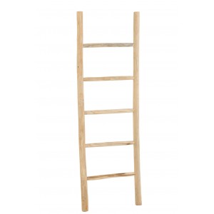 Stojan žebřík z přírodního dřeva teak Ladder – 52*4*158 cm
