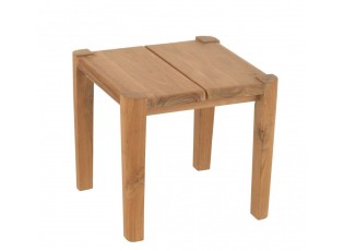 Stolek Bruce z přírodního teakového dřeva – 40*40*35 cm