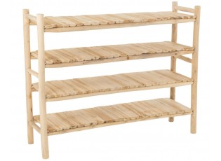Regál z přírodního teakového dřeva Rack Ranch – 140*40*110 cm