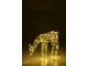 Bílá kovová svítící LED dekorace sob Reindeer LED – 60*15*50 cm J-Line by Jolipa