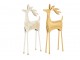 Dekorativní kovový sob Reindeer zlatý – 43*15*87 cm J-Line by Jolipa