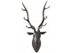 Černá veliká nástěnná hlava jelena Deer z polyresinu XL – 57*38*103 cm J-Line by Jolipa