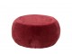 Vínová kulatá podnožka Luxury - Elegance a pohodlí pro váš domov – 79*79*38 cm J-Line by Jolipa