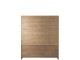 Knihovna Blois z přírodního borovicového dřeva – 200*37,5*233 cm J-Line by Jolipa