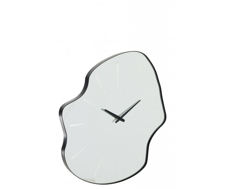 Nástěnné skleněné hodiny – 55*3*64,5 cm J-Line by Jolipa