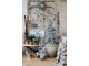 Dekorační bílá nástěnná cedule Christmas Trees – 61*2,5*30,5 cm Chic Antique