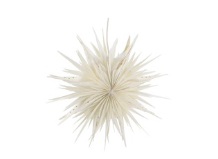 Závěsná krémová papírová hvězda Vintage Paper Star – Ø 40 cm