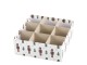 Set 3ks papírová krabice s louskáčky – 25*25*9 / 20*20*8/ 16*16*6 cm Chic Antique