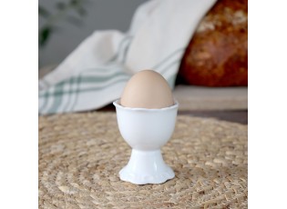 Porcelánový kalíšek na vajíčko s krajkou Provence lace – Ø 5*6 cm