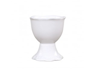 Porcelánový kalíšek na vajíčko s krajkou Provence lace – Ø 5*6 cm