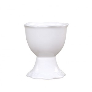 Porcelánový kalíšek na vajíčko s krajkou Provence lace – Ø 5*6 cm