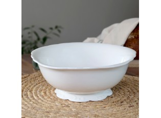 Porcelánová mísa s krajkou Provence lace – Ø 25 cm / 1,5L