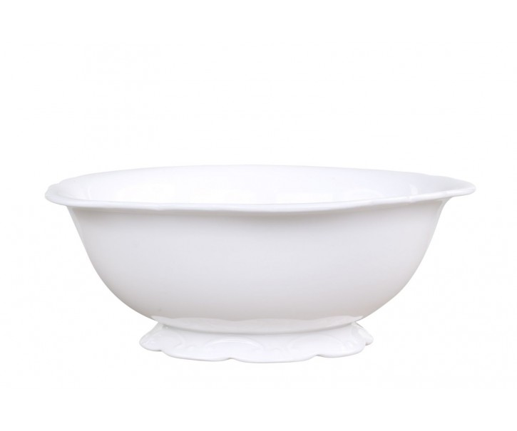 Porcelánová mísa s krajkou Provence lace – Ø 25 cm / 1,5L Chic Antique