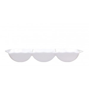 Porcelánová miska Provence lace se 3 přihrádkami – 33*10 cm