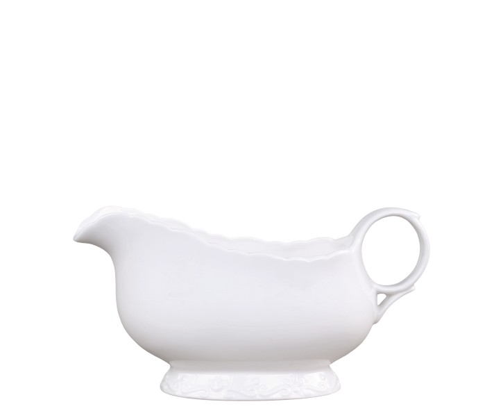 Porcelánový omáčník Provence lace – 19*10 cm / 400ml Chic Antique