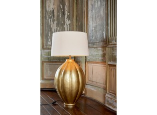 Velká zlatá stojací lampa Inged – 42*40*63 cm