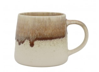Porcelánový hrnek se stékající glazurou New Bone China Coffee – Ø 8*8,5 cm