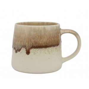 Porcelánový hrnek se stékající glazurou New Bone China Coffee – Ø 8*8,5 cm