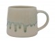 Porcelánový hrnek se stékající glazurou New Bone China Verte – Ø 8*8,5 cm Chic Antique