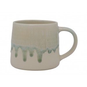 Porcelánový hrnek se stékající glazurou New Bone China Verte – Ø 8*8,5 cm