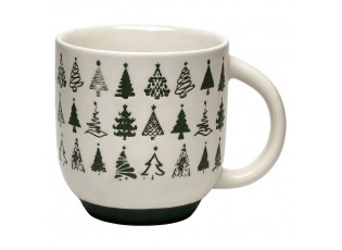 Keramický bílý hrnek – 10*10*6 cm / 480 ml