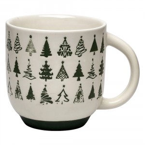Keramický bílý hrnek – 10*10*6 cm / 480 ml