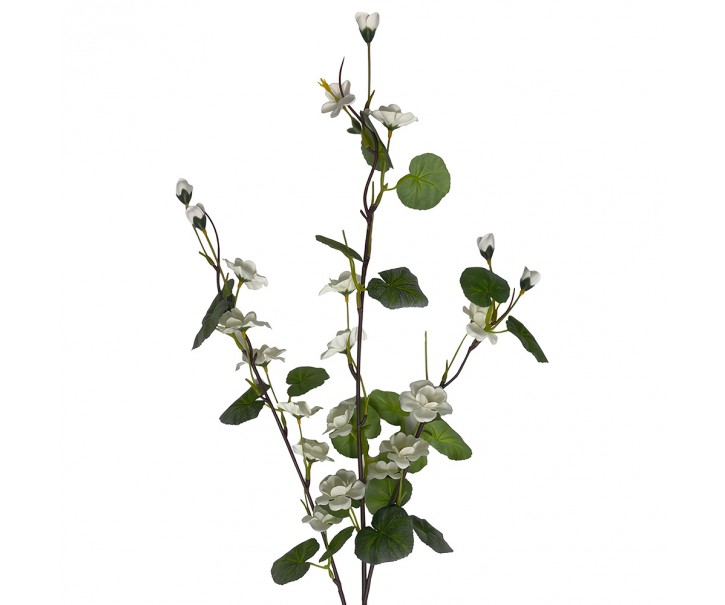 Dekorativní větvička s bílými květy Clayre & Eef – 105 cm Clayre & Eef