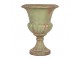 Zelený dekorační květináč v barokním stylu Baroque – Ø 26*34 cm Clayre & Eef