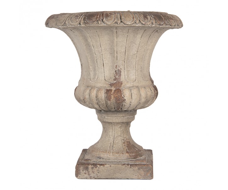 Keramický květináč Clayre & Eef béžový – Ø 35*40 cm Clayre & Eef