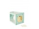 Malá LED lucerna se svíčkou Latern Turquose S – 10*10*17,5 cm / 3xAA J-Line by Jolipa