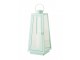 Střední LED lucerna se svíčkou Latern Turquose M – 17*17*40,5 cm / 2x C J-Line by Jolipa