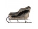 Veliké dekorativní granitové antik kovové sáně Sled Vintage – 123*46*74 cm Clayre & Eef