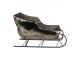 Veliké dekorativní granitové antik kovové sáně Sled Vintage – 123*46*74 cm Clayre & Eef
