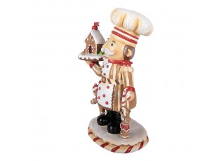 Dekorativní figurína kuchaře s perníčky – 18*13*27 cm