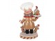 Dekorativní figurína kuchaře s perníčky – 18*13*27 cm Clayre & Eef