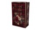 Sada 3ks vínových papírových boxů Merry Christmas – 28*20*12 / 26*18*10 / 24*16*9 cm Clayre & Eef