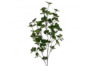 Dekorativní větvička s umělými zelenými listy Clayre & Eef – 90 cm