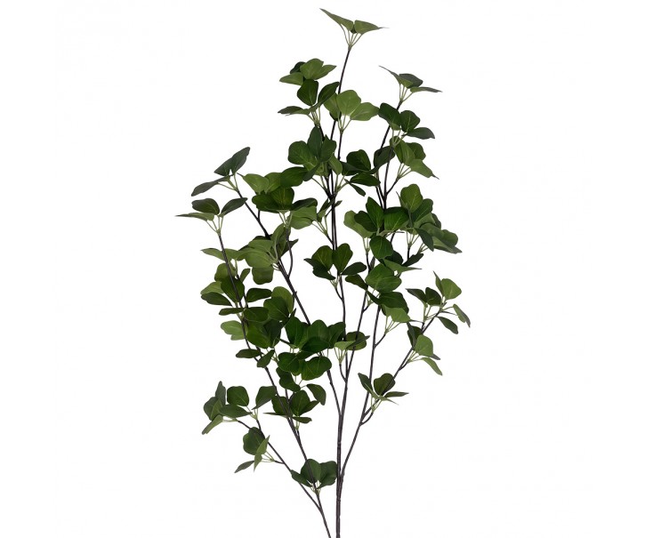 Dekorativní větvička s umělými zelenými listy Clayre & Eef – 90 cm Clayre & Eef