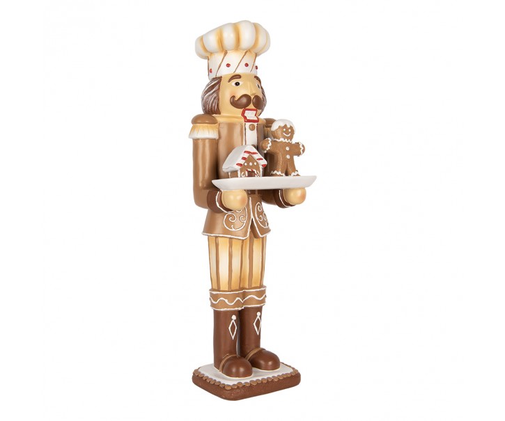 Vánoční dekorativní figurka Louskáček Clayre & Eef – 14*15*44 cm Clayre & Eef
