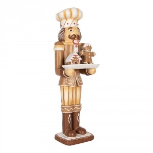 Vánoční dekorativní figurka Louskáček Clayre & Eef – 14*15*44 cm