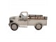 Veliký dekorativní model béžové kovové retro auto Pick-up truck – 246*104*112 cm Clayre & Eef