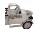 Veliký dekorativní model béžové kovové retro auto Pick-up truck – 246*104*112 cm Clayre & Eef