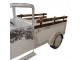 Veliký dekorativní model béžové kovové retro auto Pick-up truck – 246*104*112 cm Clayre & Eef