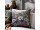 Povlak na polštář Aix s barevným květinovým vzorem – 50*50 cm Chic Antique